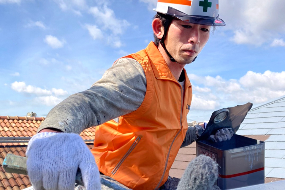 細部まで丁寧に施工します