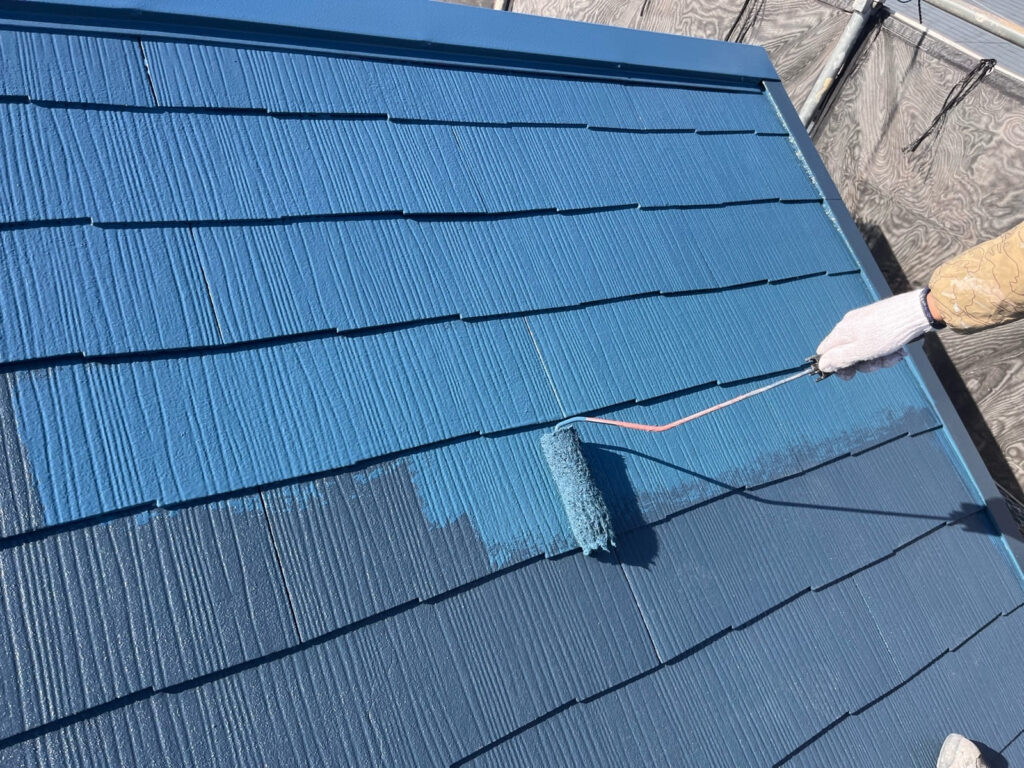 リファインで施工中の屋根の画像